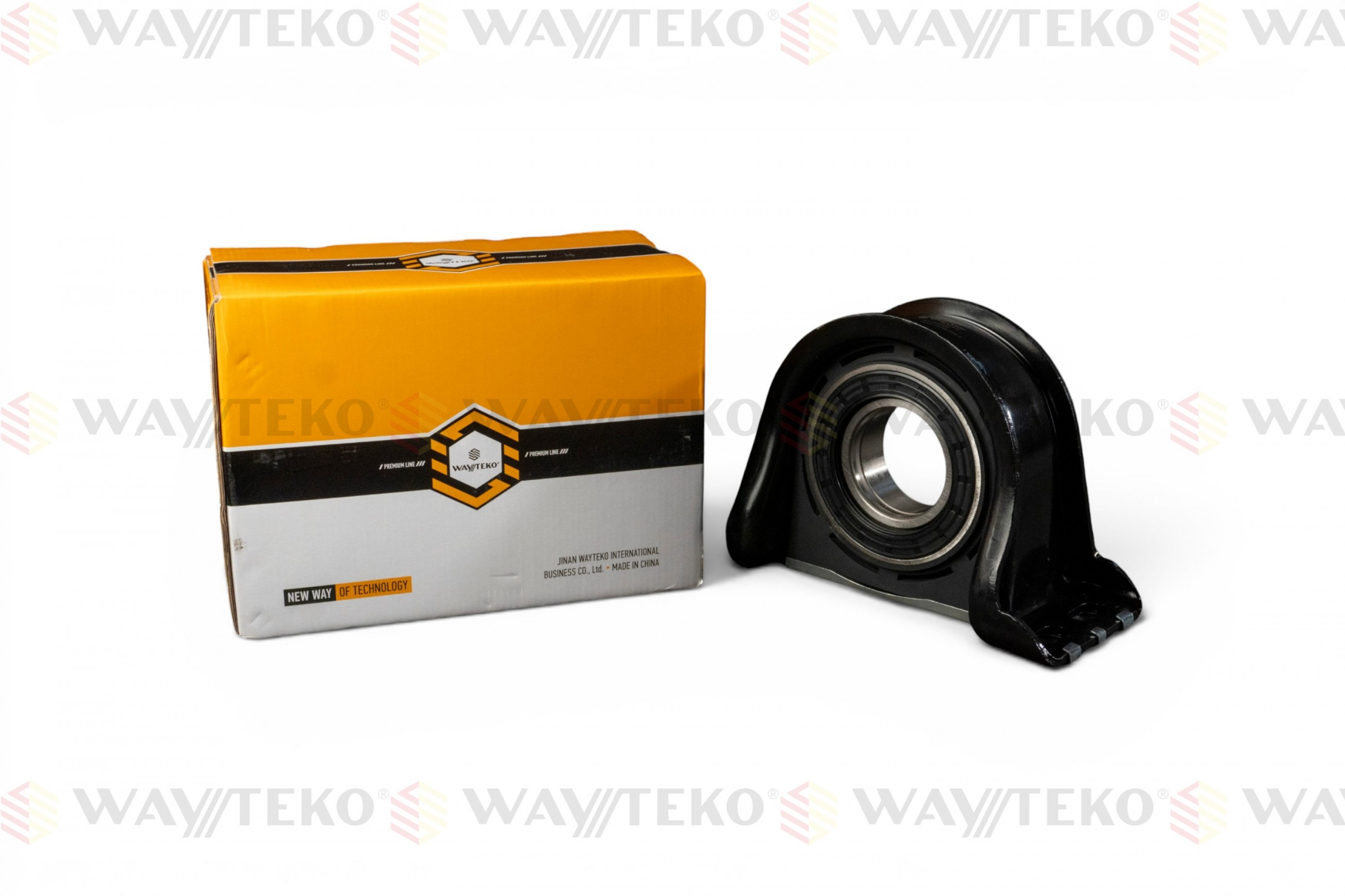 Подшипник подвесной F3000 (D75, L=250мм, обойма 40мм, под 4 отв.) WAYTEKO PREMIUM